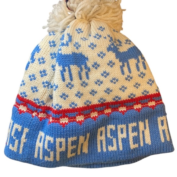 Obermeyer Aspen Wool Blend Pom Pom Hat Beanie - Picture 1 of 5